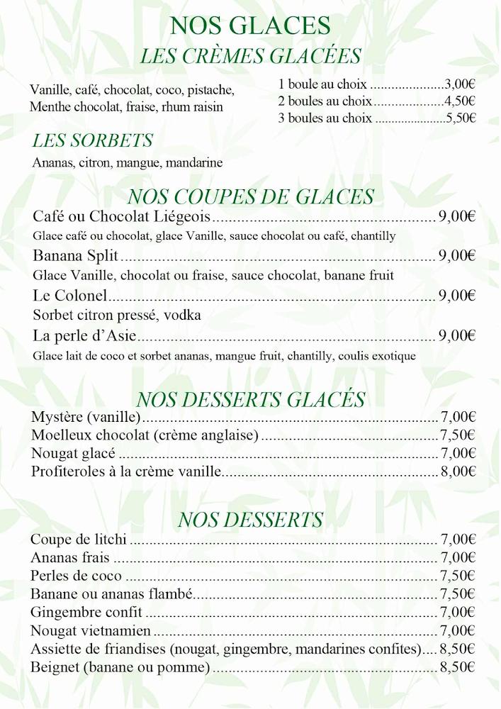 O VIETNAM - Menu Image 1